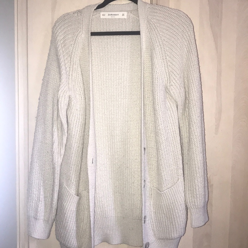 Cream cardigan